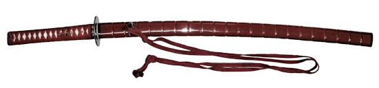 朱塗印籠刻み鞘